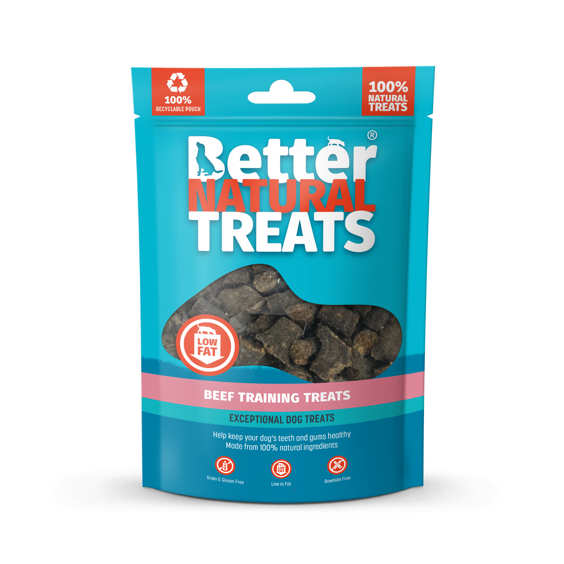 Better Natural Treats Beef Training Treats 90g