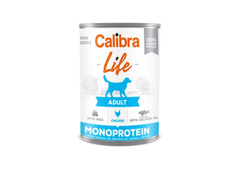 Calibra Dog Life Can Adult Chicken & Rice