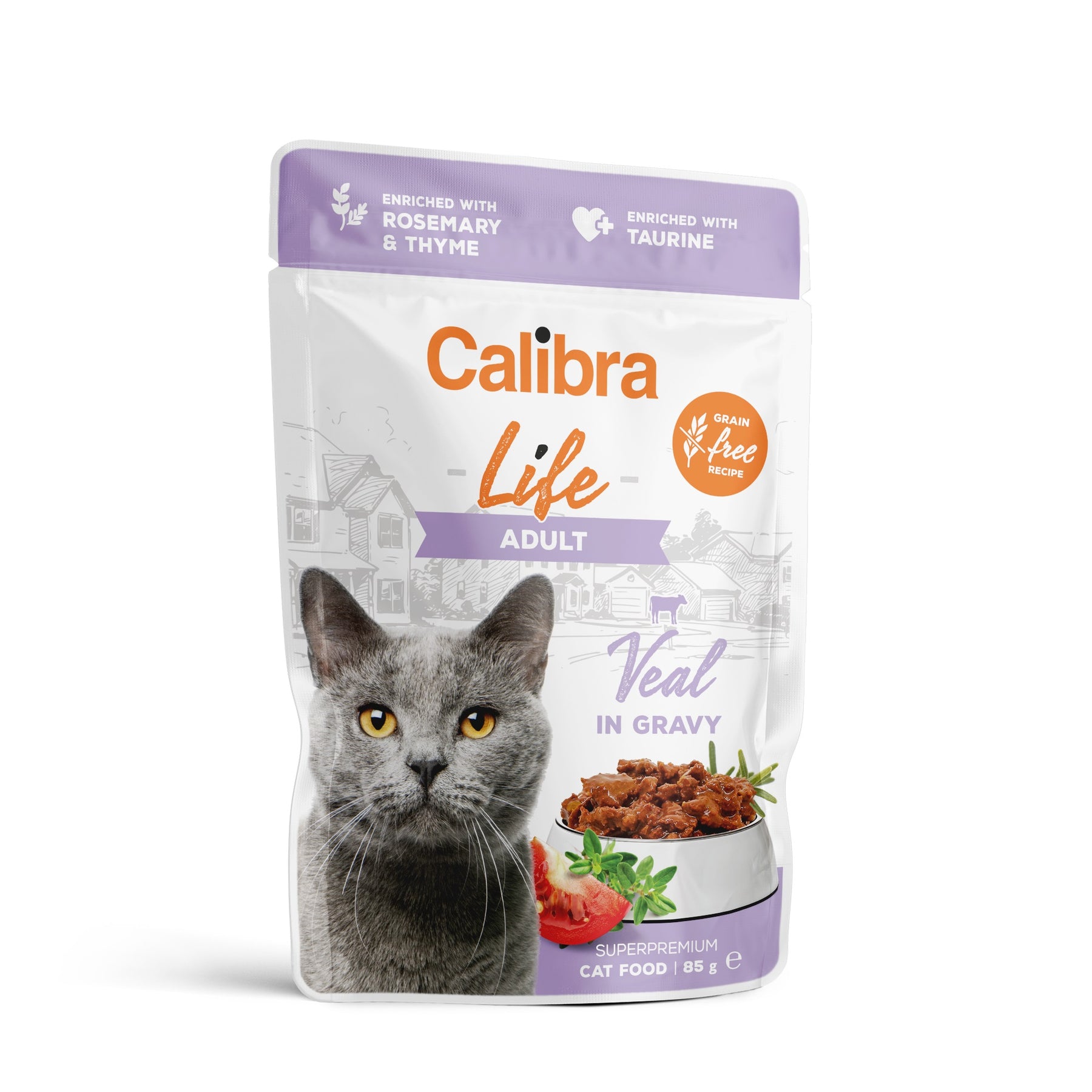 Calibra Cat Life Pouch Adult Veal