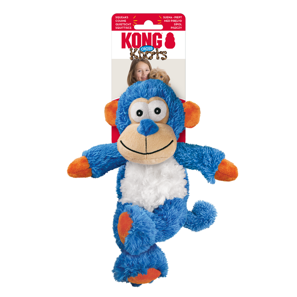 KONG Cross Knots Monkey Dog Toy